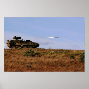 Affiche M1134 Véhicule antimissile guidé antichar