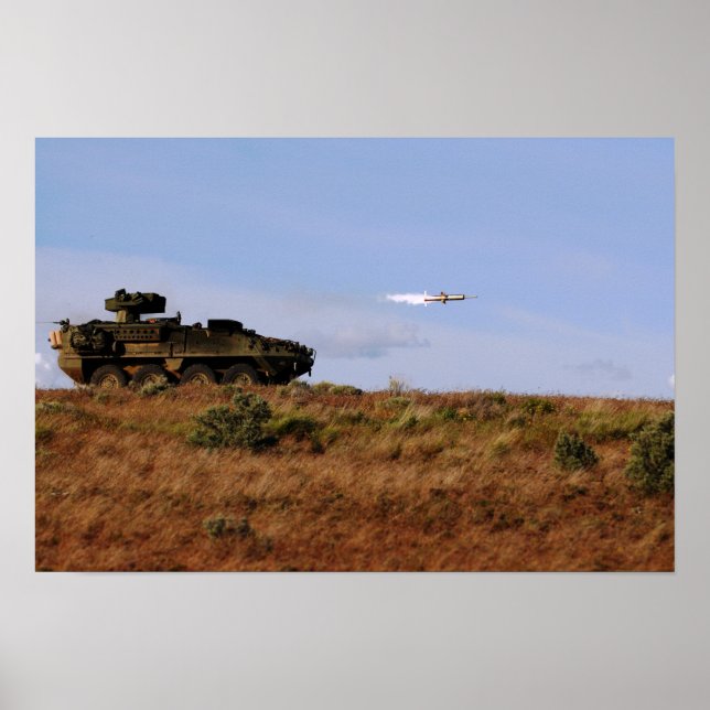 Affiche M1134 Véhicule antimissile guidé antichar (Devant)