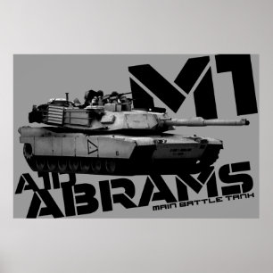 Affiche M1 Abrams