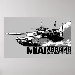 Affiche M1 Abrams