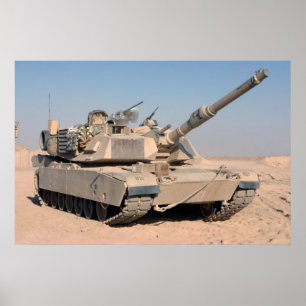 Affiche M1A1 Abrams