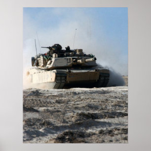 Affiche M1A1 Abrams
