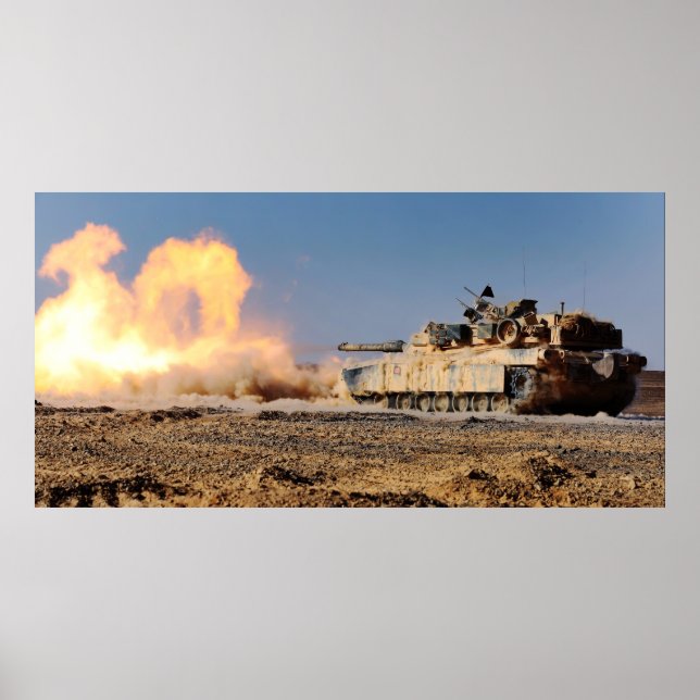 Affiche M1A1 Abrams Main Battle Tank (Devant)