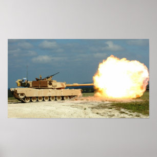 Affiche M1A2 Abrams
