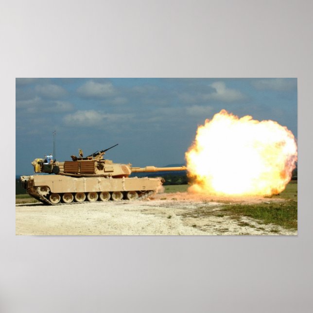 Affiche M1A2 Abrams (Devant)