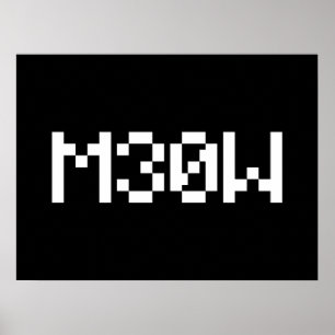 Affiche M30W [Sons animaux de léopards]