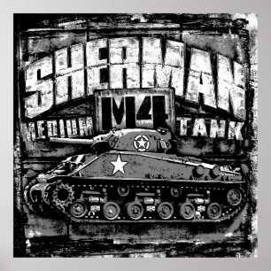 Affiche M4 Sherman