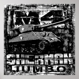 Affiche M4 Sherman Jumbo