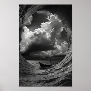 Affiche M.C. Escher Inspiré Répéter l'affiche de chute des