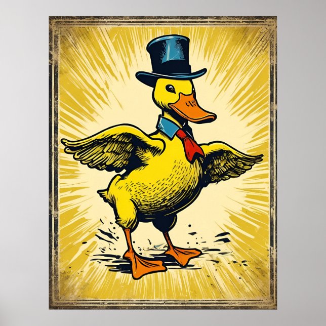 Affiche M. Duck - Art d'archives (Devant)