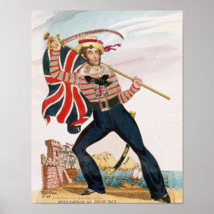 Affiche M. E.F. Saville comme "Union Jack"