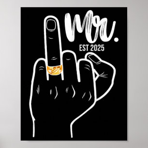 Affiche M. Est. 2025 Un Mariage marié Doigt