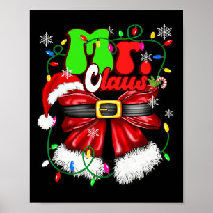 Affiche M. Et Mme Claus Couples Cute Père Noël Christmas L