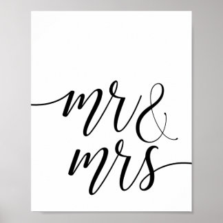 Affiche M. Et Mme Mariage
