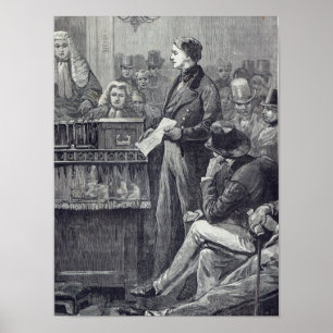 Affiche M. Gladstone prononce son discours principal