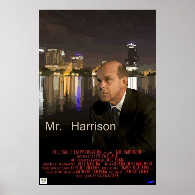 Affiche M. Harrison (Devant)
