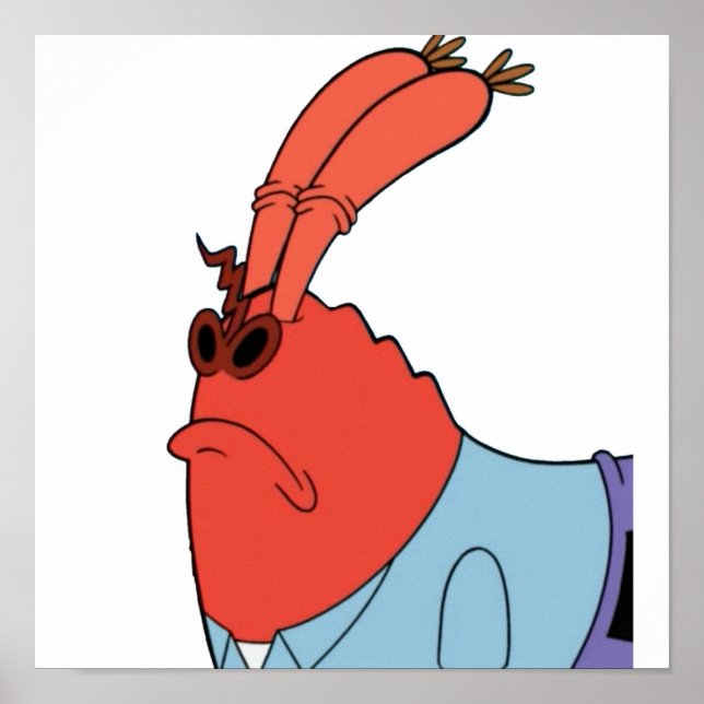 Affiche M. Krabs (Devant)