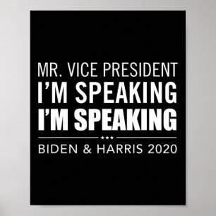 Affiche M. le Vice-Président je parle je parle Anti-