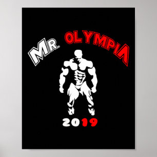 Affiche M. Olympia 2019 Salle De Fitness Bodybuilding