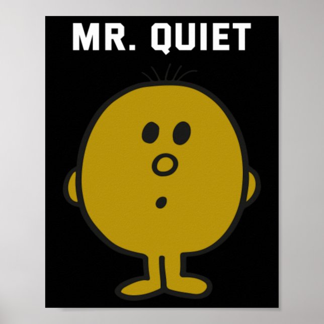 Affiche M. Quiet Design (Devant)