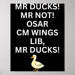 Affiche M R Canards M R Pas O S M R Cm Wangs Lib M R Canar
