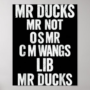 Affiche M R Canards M R Pas O S M R Cm Wangs Lib M R Canar