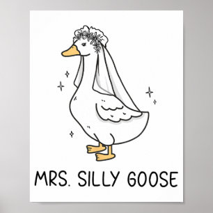 Affiche M. Silly Goose Et Mme Silly Goose Couple Matchi