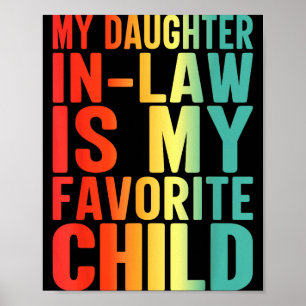 Affiche Ma belle-fille est mon enfant préféré drôle de fam