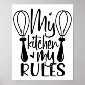 Affiche Ma cuisine - Mes règles