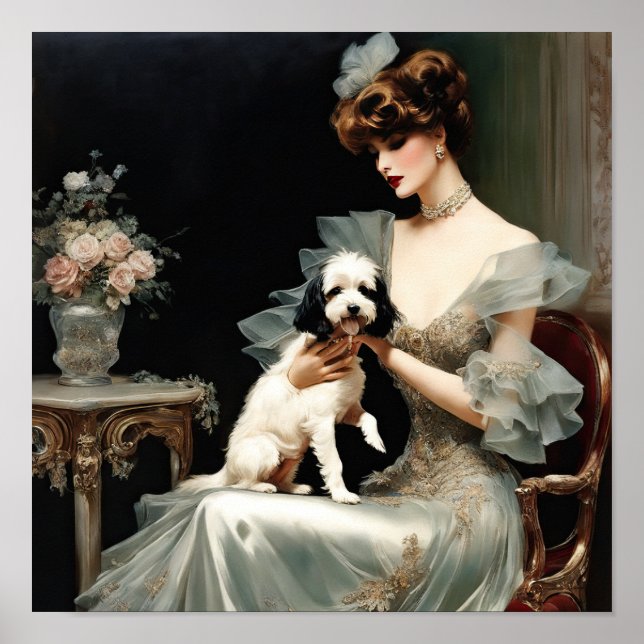 Affiche Ma Dame Et Son Chiot (Devant)