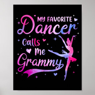 Affiche Ma danseuse préférée appelle mamie danse mamie