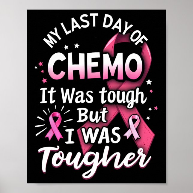 Affiche Ma Dernière Journée De Chemo C'Était Difficile Mai (Devant)