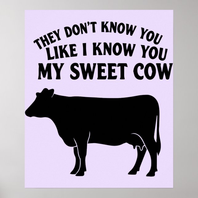 Affiche Ma Douce Vache (Devant)