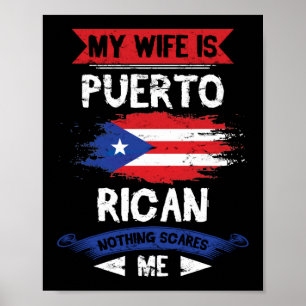 Affiche Ma Femme Est La Racine Du Patrimoine De Porto Rico