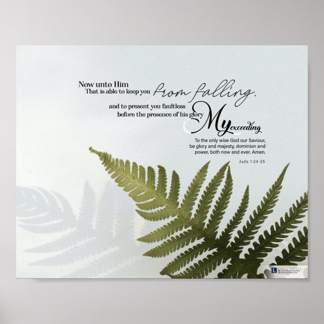 Affiche Ma joie supérieure (Jude 1:24-25) (Devant)