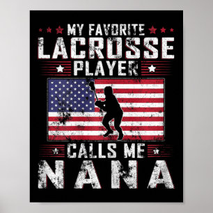 Affiche Ma joueuse de crosse préférée m'appelle Nana M