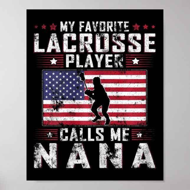 Affiche Ma joueuse de crosse préférée m'appelle Nana M (Devant)