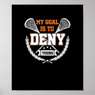 Affiche Ma lacrosse de but