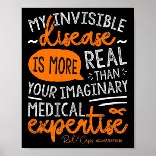 Affiche Ma Maladie Invisible Est Réelle