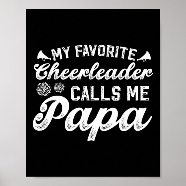 Affiche Ma meneuse de claque préférée Papa Cheer Papa Chee (Devant)