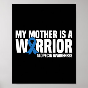 Affiche Ma mère est un Guerrier Blue Ribbon Alopecia Award