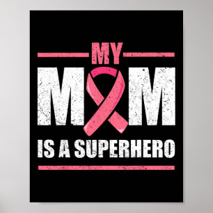 Affiche Ma Mère Est Un Superhéros Cancer Du Sein Chemises
