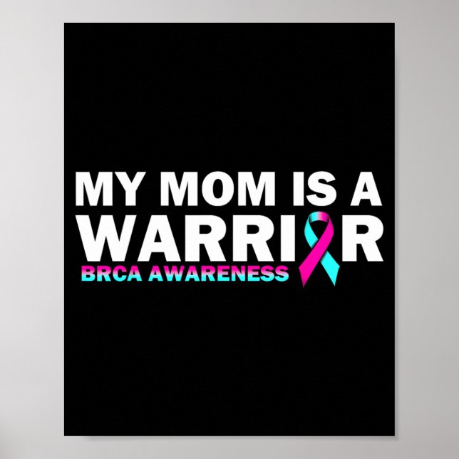 Affiche Ma Mère est une guerrière Sensibilisation à la BRC (Devant)