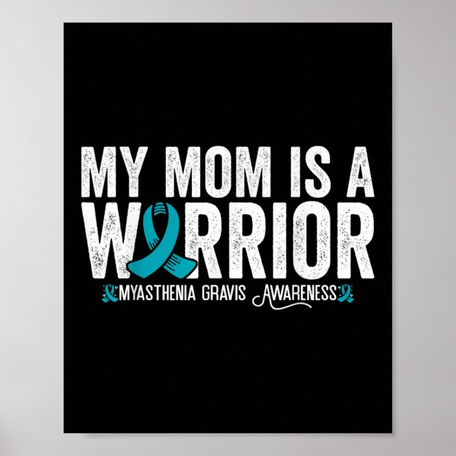 Affiche Ma mère est une guerrière Sensibilisation à la mya (Devant)