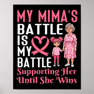 Affiche Ma Mima's Ttle Is My Ttle Cancer du Sein Soutenir