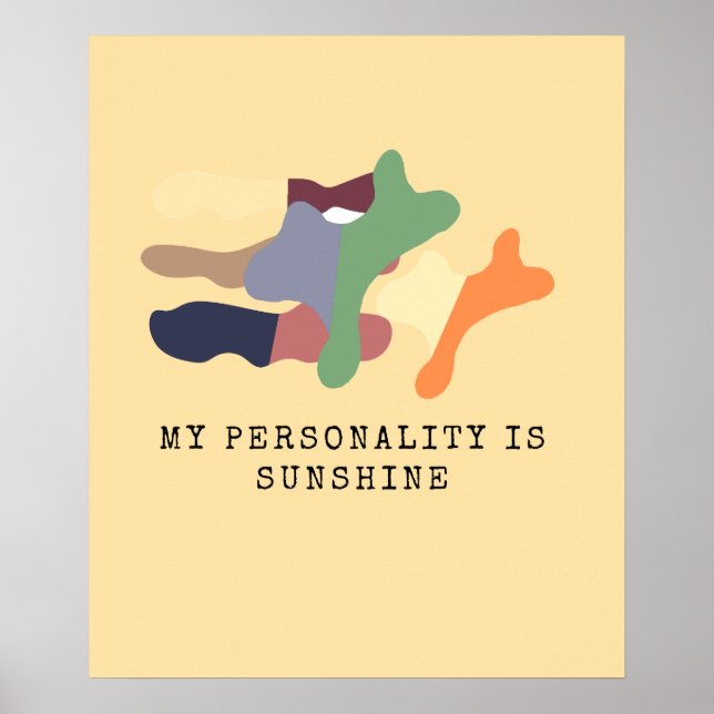 Affiche Ma personnalité est Sunshine (Devant)