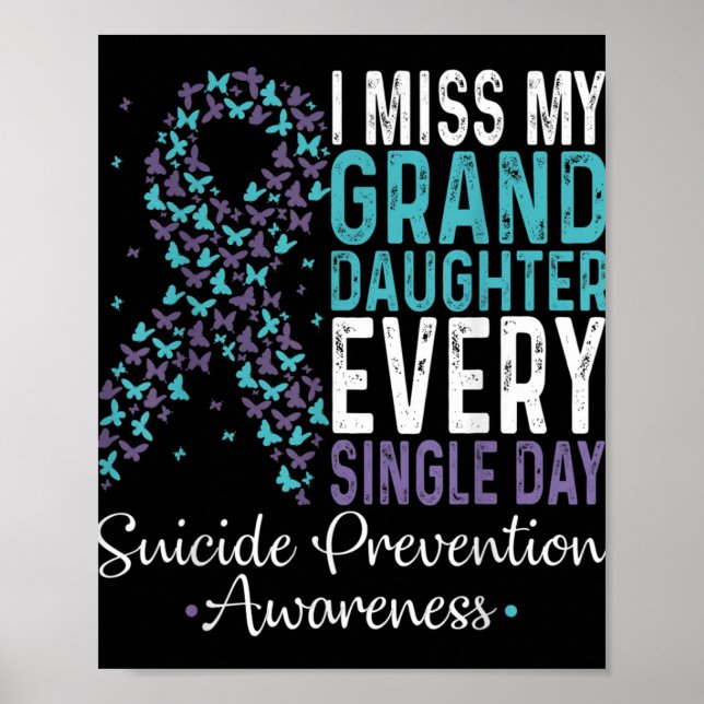 Affiche Ma Petite-Fille me manque chaque jour P Suicide (Devant)
