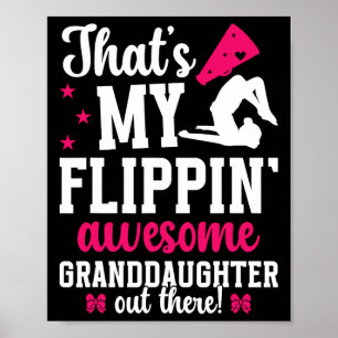 Affiche Ma petite-fille qui fait du cheerleading pour gran