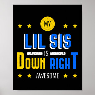 Affiche Ma petite soeur est vraiment géniale Syndrome de D