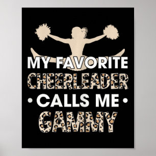 Affiche Ma pom-pom girl préférée m'appelle Gammy Cheerlead